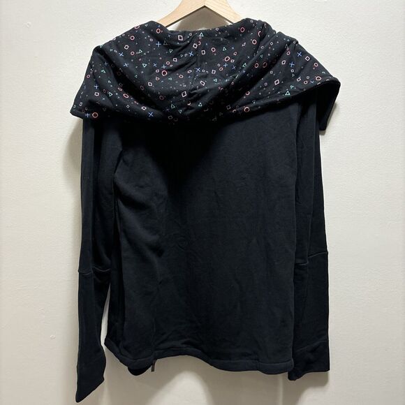 PlayStation Jacket Women's Large Black Symbols Fizz Ladies Angl Rare 2015 - Picture 9 of 15